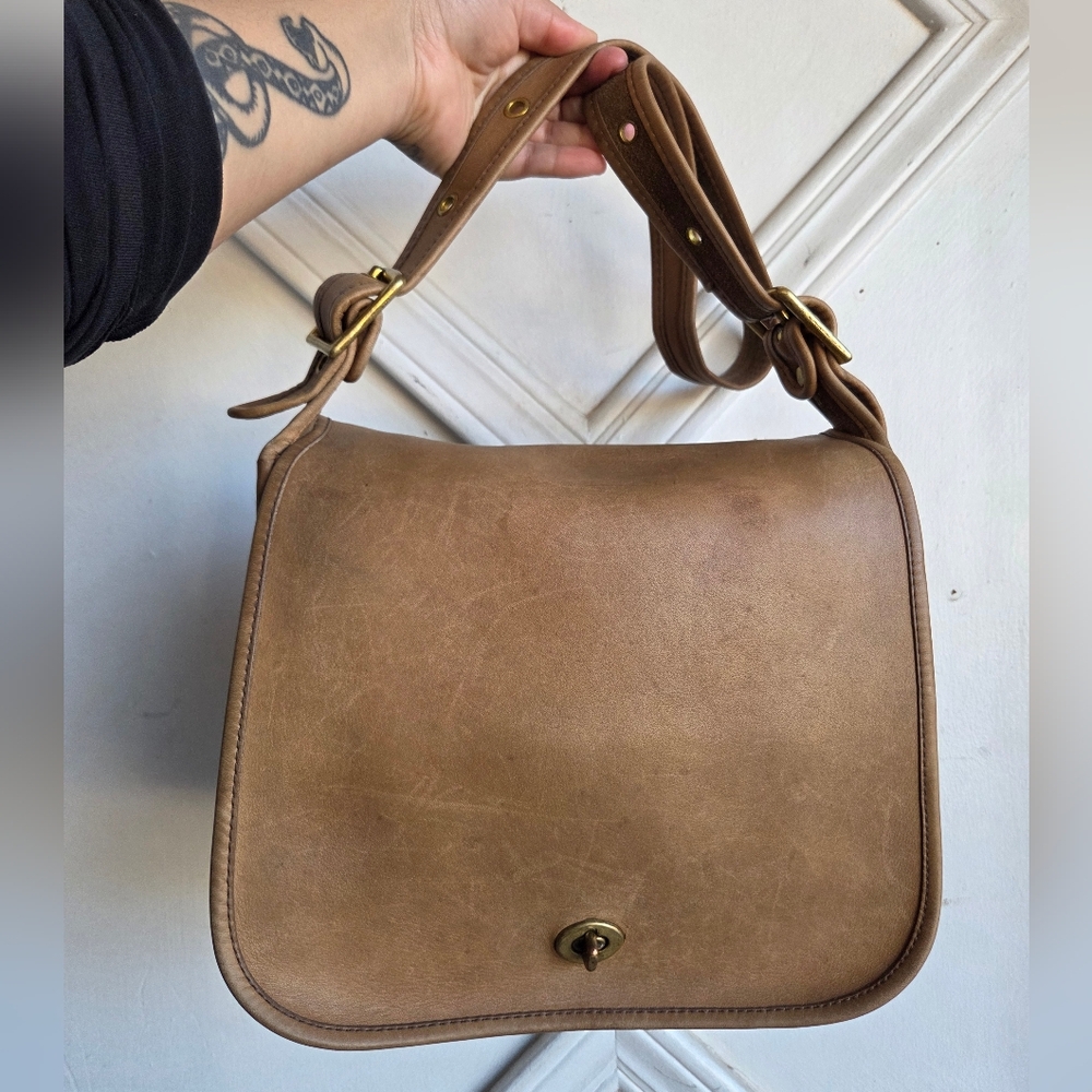 Vintage Coach NYC Putty Stewardess 9525🤎